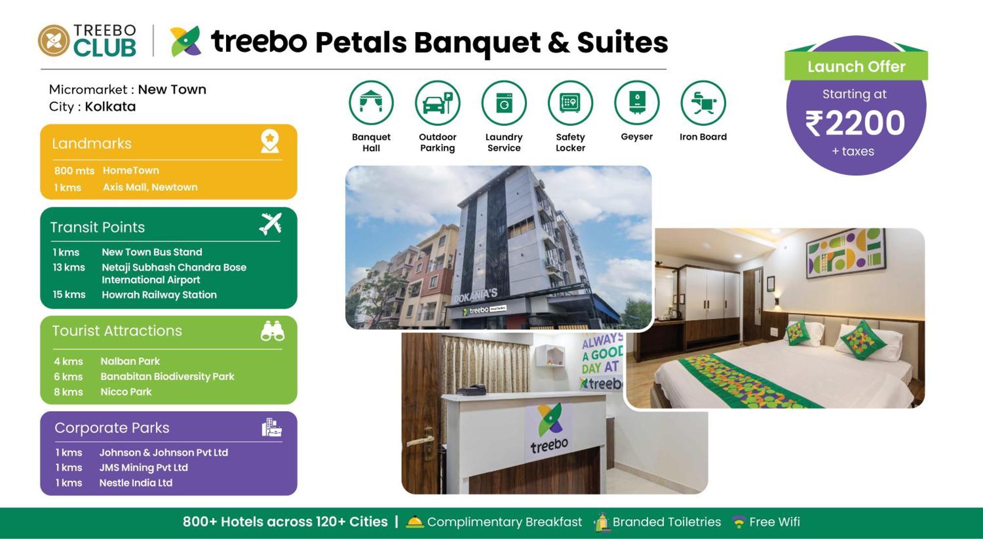 Treebo Petals Banquet & Suites - Calcutta Extérieur photo
